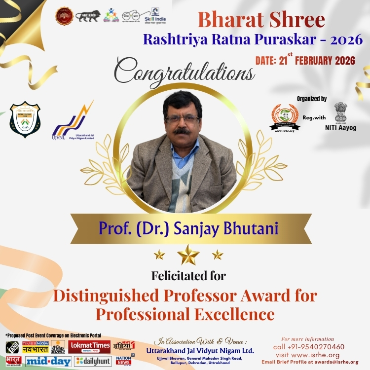 Prof. (Dr.) Sanjay Bhutani